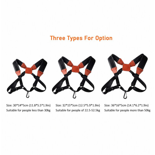 Saxophone Strap Sax Shoulder Strap Adjustable Padded Leather Strap for Soprano Alto Baritone Saxophone 2
