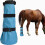 Sac de trempage pour sabots de cheval, ajustable, étanche, avec élastique, couleur orange résistant. 2