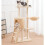 5-Layer Cat Climbing Frame – Sisal Scratching Post with Cat Nest & Jump Platforms 1