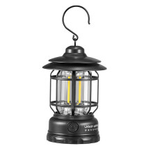 (white) Camping Lantern Outdoor Lighting Rechargeable Long Lasting Vintage Tent Lamp for Camping Hiking Portable
