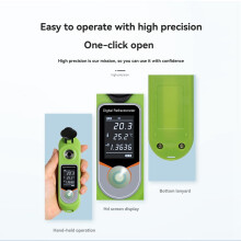 Refratômetro Digital com Display LCD 0-35% Medidor de Açúcar e Suco de Frutas Refratômetro para Alimentos, Frutas e Vegetais, Bebidas