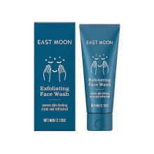 Men's Exfoliating Facial Cleanser Deep Clean, Hydrating Refreshing, 60g