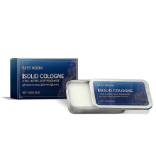 Men's Solid Cologne Balm LongLasting Woody Fragrance with Tea Sandalwood, Portable Elegant