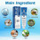Probiotic Whitening Toothpaste  Fresh Breath, Stain Removal  Brightening, 100g 4