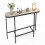 Consoletafel – Blad van imitatiemarmer, metalen frame, 110x30cm 2