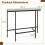 Consoletafel – Blad van imitatiemarmer, metalen frame, 110x30cm 5