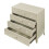 Commodes - HELLOSHOP26 - Industrielle - 4 tiroirs - Acier - 80x40x92 cm 3