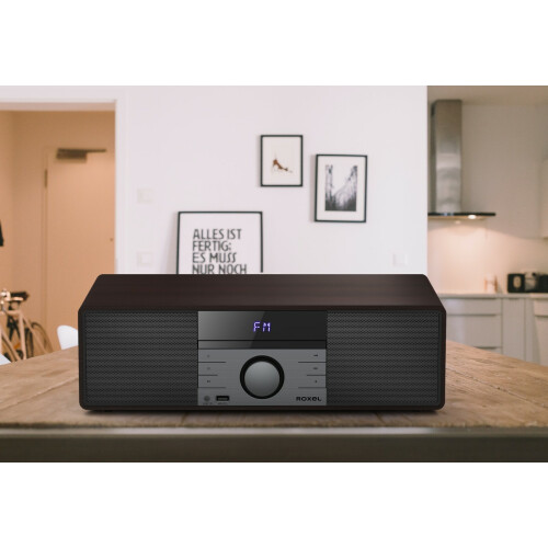 Roxel All In One Compact CD Player HI-FI System DAB/DAB+Radio, MP3, BT - ROXEL RCD 400 2