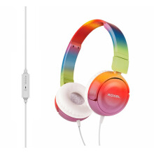 Roxel RX110 LGBT Rainbow Lightweight Wired Foldable Headphones with Mic