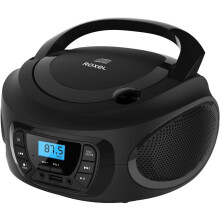 Roxel RCD-S50BT Portable Boombox CD Player with FM Radio, BT Wireless Streaming