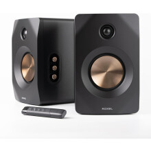 Roxel Nova Active Bookshelf Speakers, 100-Watt RMS Power, Wireless BT 5.4