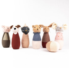 Kegelspiel - EGMONT TOYS - Kleine Freunde - Weich - Tiere - Ab 12 Monaten