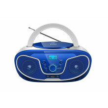 Roxel RCD-S70BT Boombox CD Player with BT, Remote Control, Radio, Blue