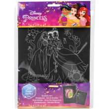 (1 Scratch Art Set) Disney Princess Scratch Art – Kids’ Craft