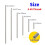 6-Piece Indicator Extension Rod Set for Measuring and Digital Indicator Tool Kit 7