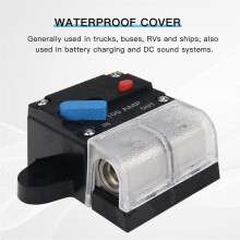 Interruttore Automatico da 100 A Impermeabile per Motore Elettrico da Traina, Auto, Barca, Bicicletta, Stereo, Audio, Portafusibili In Linea, Inverter