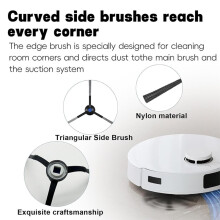 24pcs for N20/N20 Robot Vacuum Cleaner Accessories Main Brush HEPA Filter Side Brush Mop Replacement Parts