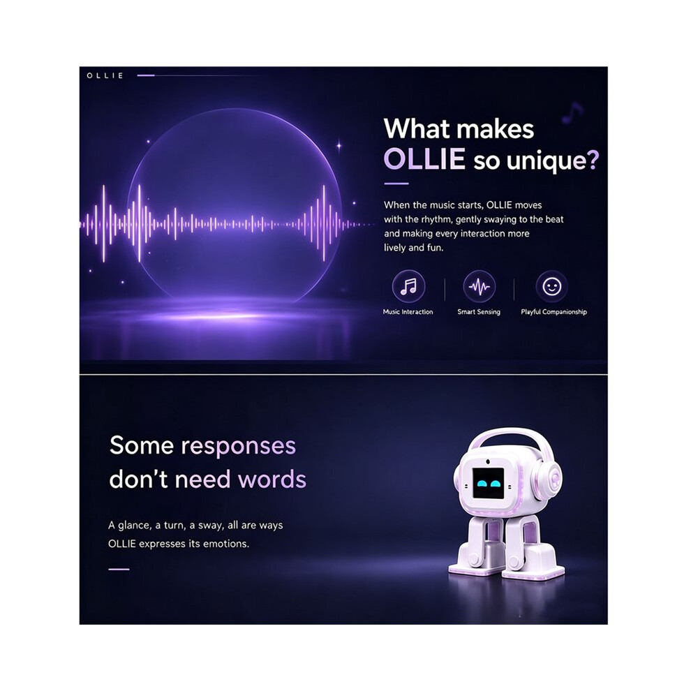 KI-Begleitroboter mit Kamera, Sprachchat, Touch-Interaktion ...