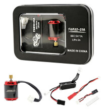 SCX30 1212 5000KV Brushless Motor 25A ESC Combo for 1/24/1/30 Axial SCX30 Bronco SCX24 RC Crawler Upgrade