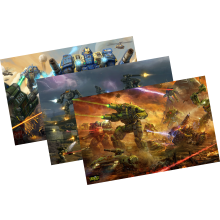 BattleTech Mercenaries Supersized Poster Pack (3)