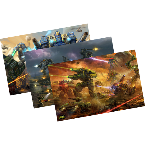 BattleTech Mercenaries Supersized Poster Pack (3)