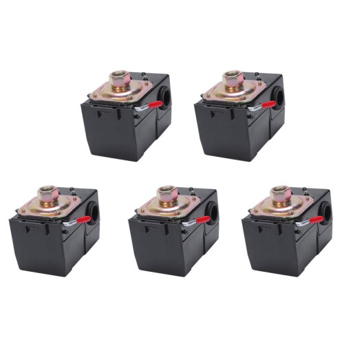 5Pcs Air Compressor  Universal Pressure  95-125 Psi for Air Compressor Pump Control Valve