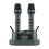 2.4G Wireless Handheld Microphone Magnetic Induction Wireless  Charging Mic UHF Automatic Frequency Pairing US Plug 1