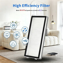 10PCS HEPA Filter for V20 P10s Pro Q Revo Master Qrevo Curv 2 Flow Robot Vacuum Cleaner Accessories