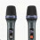 2.4G Wireless Handheld Microphone Magnetic Induction Wireless  Charging Mic UHF Automatic Frequency Pairing US Plug 2