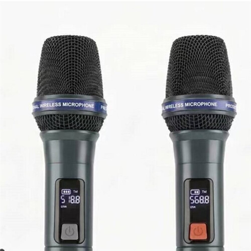 2.4G Wireless Handheld Microphone Magnetic Induction Wireless  Charging Mic UHF Automatic Frequency Pairing US Plug 1