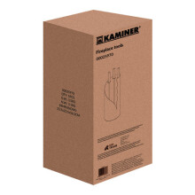 Kaminbesteck-Set, Stahl, 4-in-1 mit Ständer