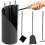 Kaminbesteck-Set, Stahl, 4-in-1 mit Ständer 2