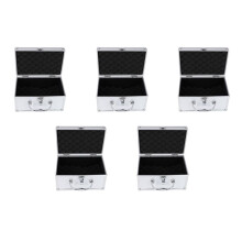 5X Aluminum Alloy Tool Box Safety Equipment Instrument Case Display Case Suitcase Hardware Tool Case 230X150X125mm