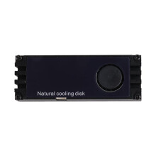 M2 SSD KüHl KöRper KüHler Temperatur OLED Digital Anzeige M.2 2280 NVME SSD Fest KöRper Fest Platten KüHler Heat Schwarz