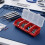 4X  Screw Parts Box Storage Case Recycled Material 400.0g Red 8