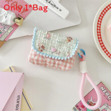 (Salt Bunny) Pouch Cd Portable With Polyester Fabric And Protective Design For Storage And Travel