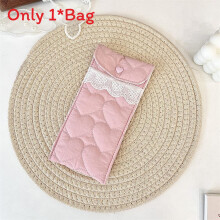 (Pink) Eyeglass Minimalist Modern Case With Quilted Cotton For Storage And Travel