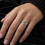 Sterling Silver Cubic Zirconia Moon And Star Design Adjustable Ring 3