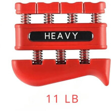 (Red-11LB) Finger Strengthener Finger Exerciser for Forearm and Hand Strengthener Hand Grip
