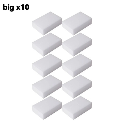 (big x10) Magic Sponge Melamine Eraser Cleaning Sponge Kitchen Bathroom Cleaner