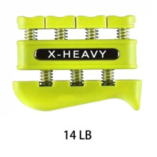 (Green-14LB) Finger Strengthener Finger Exerciser for Forearm and Hand Strengthener Hand Grip