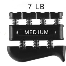 (Black-7LB) Finger Strengthener Finger Exerciser for Forearm and Hand Strengthener Hand Grip