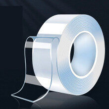 (3M / 1mm / 20mm) Heavy Duty Double-Sided Nano Tape Reusable Strong Stick Mounting Gel Clear UK