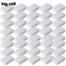(big x40) Magic Sponge Melamine Eraser Cleaning Sponge Kitchen Bathroom Cleaner