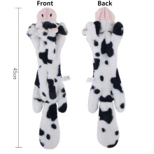 (Cow) No-Stuffing Plush Dog Toys Indestructible Pet Puppy Chew Squeaker Squeaky Toy