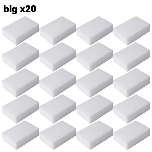 (big x20) Magic Sponge Melamine Eraser Cleaning Sponge Kitchen Bathroom Cleaner