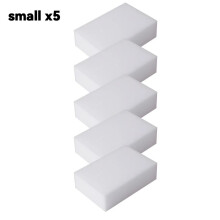 (small x5) Magic Sponge Melamine Eraser Cleaning Sponge Kitchen Bathroom Cleaner