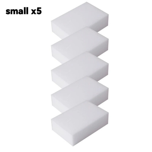 (small x5) Magic Sponge Melamine Eraser Cleaning Sponge Kitchen Bathroom Cleaner