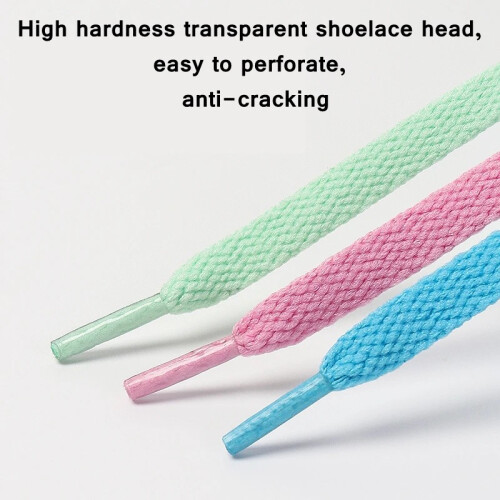 (YELLOW / 160cm) Flat Shoe Laces 8mm Trainer Sneaker Boot Replacement Shoelaces 2