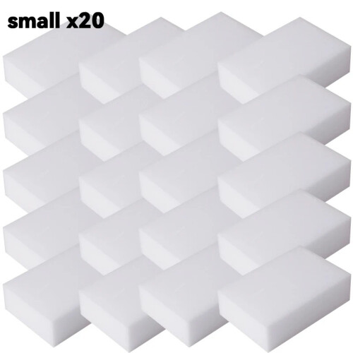 (small x20) Magic Sponge Melamine Eraser Cleaning Sponge Kitchen Bathroom Cleaner